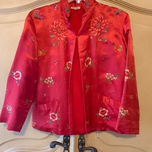 Vintage silk jacket from China